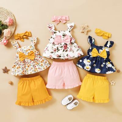 China Comfortable Hot Sale Unique Baby Clothing Sets Summer Baby Clothes for sale