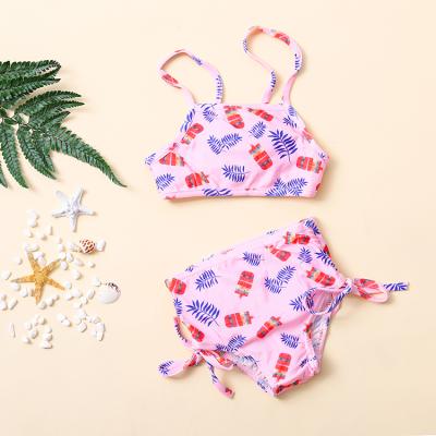 China Teenage Breathable Wholesale Infant Swimwear Kids Two Piece Swimsuit For Girls for sale