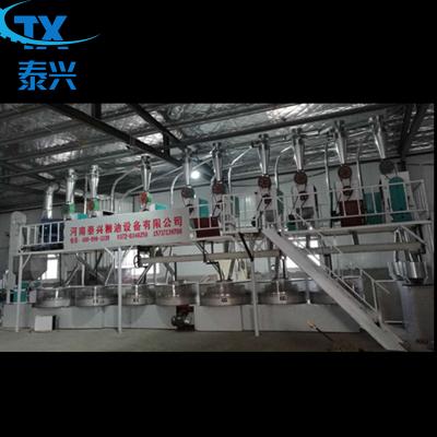 China Low price grinding stone flour mill machine for wheat/maize/cocoa bean Te koop