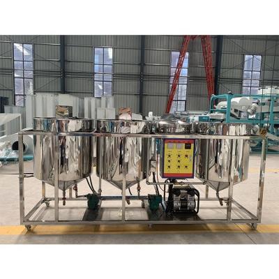 China Palm oil refining machine refinery plant for oil press machine zu verkaufen