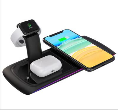 China Qi 15W 3 in 1 Universal Multi Function Wireless Charger for Mobile Phone, Apple Watch, Airpods for sale