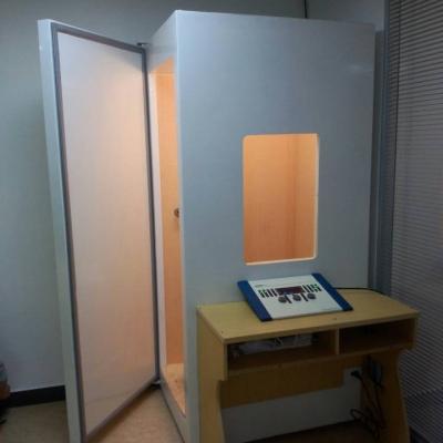 China Hearing examination in clinic and hospital mobile audiometric booth for hearing examination for sale