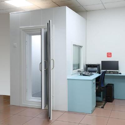 China Modern double door audiometric booth for hearing examination for sale