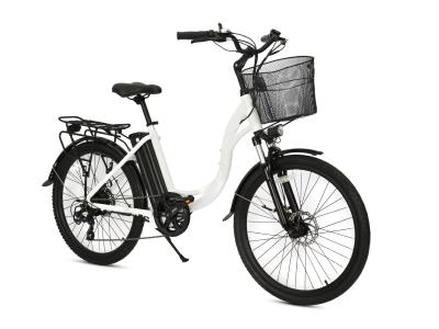 China 350/500 Watt Motor Women'S Electric Bike Mechanical Disc Brake for sale