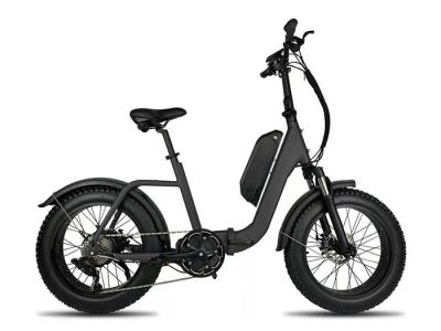 China 48V 500W/750W Aluminum Alloy Lightweight Electric Folding Bike 32-45KM/H for sale