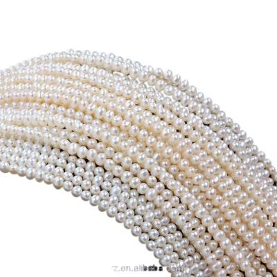 China ZZDIY061 High Quality Freshwater Pearl 3-4mm Baroque Pearl White Color Pearl for sale