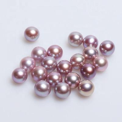 China High Quality 3 4 6 8 10 12 16 18 20 25 30 mm Round Freshwater Pearl White Pearl Beads Loose Garment Album Pearl Jewelry Making Crafts DHL Lab for sale