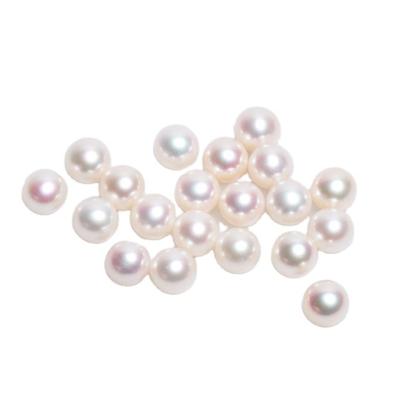 China Class 4A high quality freshwater pearlnatural pearl is round, little flaw, no time, strong light, loose pearl road for sale