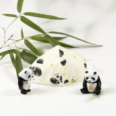 China 2021 Hot Sale Panda Print Cotton Party Face Masks Cute Casual Children's Nose Wire Pocket Filter Breathable Reusable Washable Girl Boy for sale