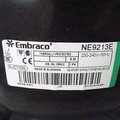 China Refrigeration Parts Embraco Aspera Refrigerator Compressor R22, HBP, NJ9226E for sale