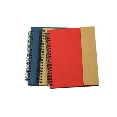 China 2021 Manufacturing Custom Factory Spiral Hard Kraft Paper Daily Notebook for sale