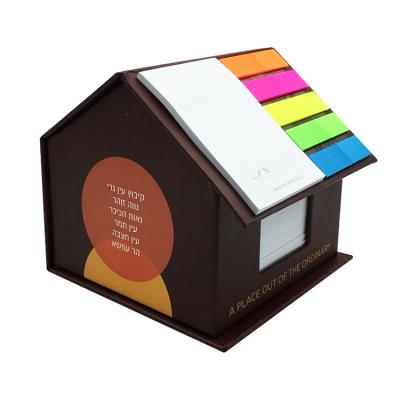 China Custom logo sticky notepads stationery notepad box sticky notepad for sale