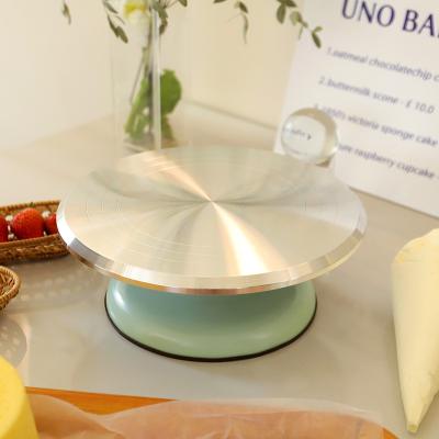 China Viable hot sales cake turntable tool aluminum alloy cake turntable cake baking tools for sale