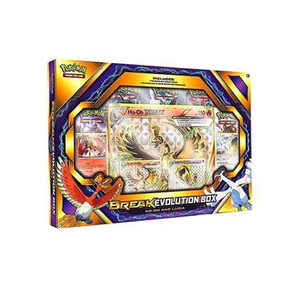 China Recyclable Break Evolution Box Featuring Packaging Box Charizard Box for sale