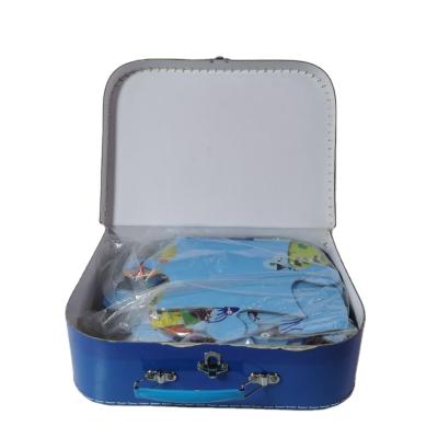 China BSCI Certification Factory Direct Supplier Paper Doll Suitcase Recyclable Mini Suitcase for sale