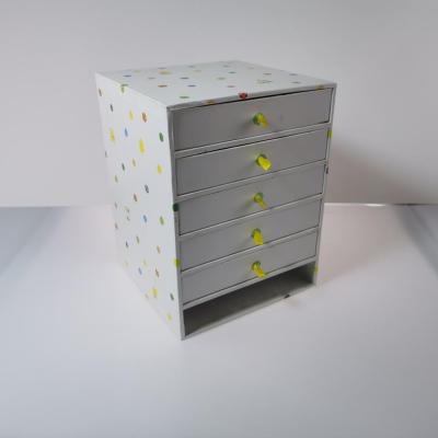 China BSCI and FAMA biodegradable factory elegant designed paper drawer desk cheap storage box for sale