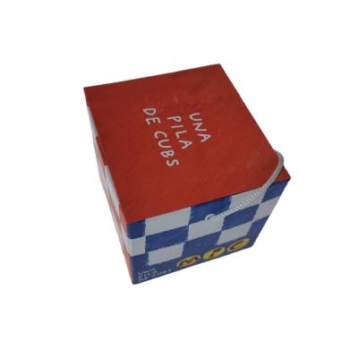 China Hot Sale Recyclable Educational Toy Early PreK Word Bases Cards Stacking Block Cardboard Box Study Stacking Block for sale