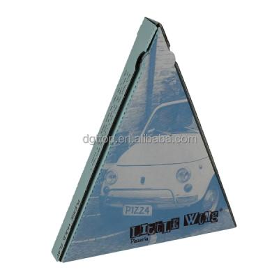 China Recycled Materials Wholesale Triangle Paper Pizza Packing Boxes for sale