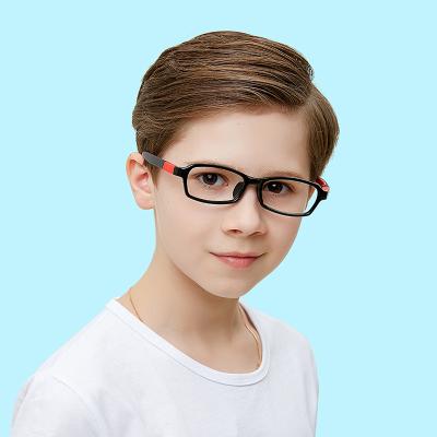 China For Reading 2021 Comfortable Child Kids Anti Blue Light Silicon Tr90 Glasses Eyewear For Computer Flexible Filter Light Blocking Glasses for sale