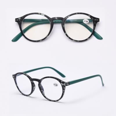 China Thin Blue Light Anti Reading Glasses Shape High Quality Round Reading Glasses SP8154 Unisex In Stock for sale