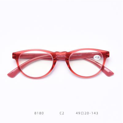 China Thin Fashionable Reading Glasses For Man Women PC Frame Reader Reading Glasses Eyewear SP8180 In Stock for sale