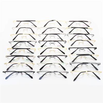 China For Wholesale Cheap Mixed Glass Frame Stainless Steel Reading Glasses Optical Spectacle Eyewear Designer Eyewear for sale