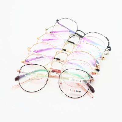 China For Reading Glasses Quality Mixed Order Wholesale Metal Round Glasses Retro Spectacle Optical Eyewear Designer for sale