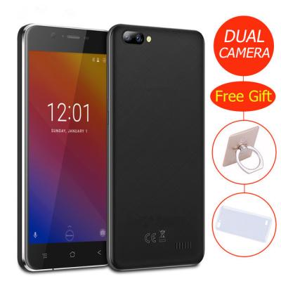 China Smartphone Android 7.0 MTK6580 Quad core 5.0inch IPS HD Mobile phone 1GB+8GB Dual Rear Camera GPS 3G cell phone factory for sale