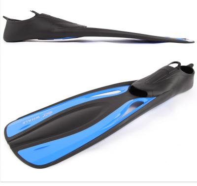 China Unique Design Comfortable Fit Open Hole Available Reduce Kicking Water Drag Decreasing Snorkeling Long Swimming Fins FN-600 for sale