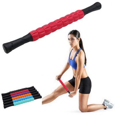 China Indoor Sporting Goods High Tech Multicolor Wholesale Therapists Head Muscle Roller PVC ABS Massage Gym Yoga Sticks Foam for sale