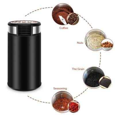 China Household Stainless Steel Mini Coffee Bean Grinder Cereal Grinder Chinese Herbal Medicine Easily Cleaned Portable Automatic Electric Grinder for sale