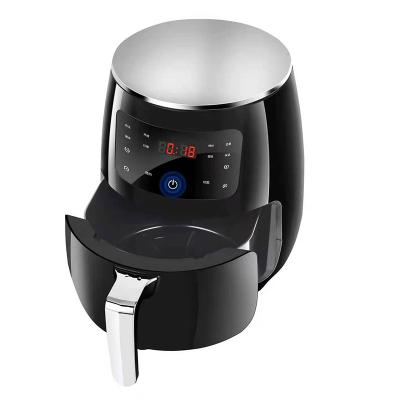 China Auto Power Off 1200W 4.5L Touch Screen Air Fryer Deep Cooker Without Oil Air Fryer With Nonstick Basket for sale