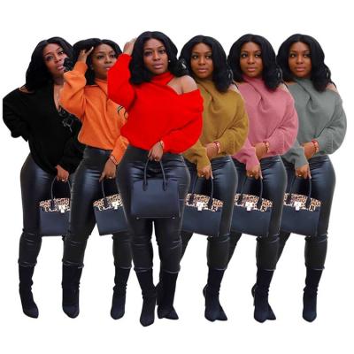 China New QUICK DRY design complements loose ladies sheath long solid color T-shirt blouse plus size Autumn Women Sweatshirt for sale