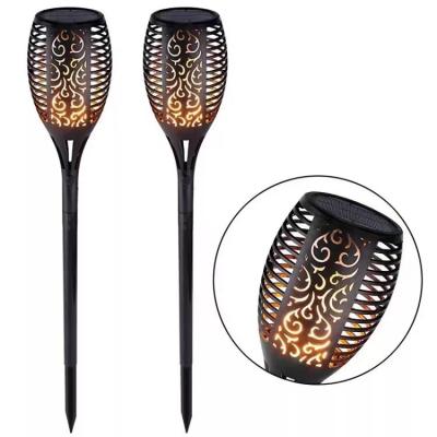 China Garden In Stock In Europe Outdoor Solar Garden Lamps Recharge Torch Light Landscape Led Solar Torch for sale