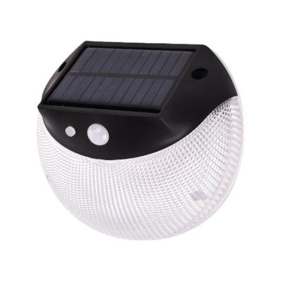 China European Garden Warehouse Delivery NEW Round LED Power Light PIR Motion Sensor Outdoor Solar Lights Garden Security Wall Lamp for sale