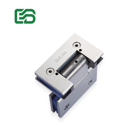 China Easy Installation Wholesale Price Pour In Stainless Steel Glass Buff Self Closing Hydraulic Door Hinge for sale