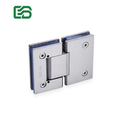 China Bathroom Luxury Slivery Shower Stainless Steel Easy Installation Interior Hydraulic Glass Door Hinge for sale