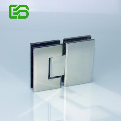 China Easy Installation Wholesale Price Sliver 180 Degree Full Square Shower Hinge Casting Glass To Glass for sale