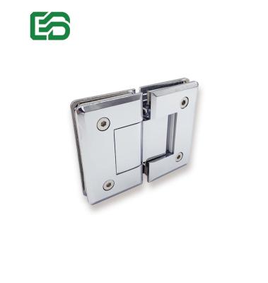 China Easy Installation Guangdong Manufacturer Sliver Stainless Steel Concealed Shower Glass Door Hinge for sale