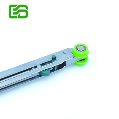 China Soft Narrow Double Sides Hydraulic Sliding Door Rollers Manufacturer Selling Fittings Glass Door Wheel for sale