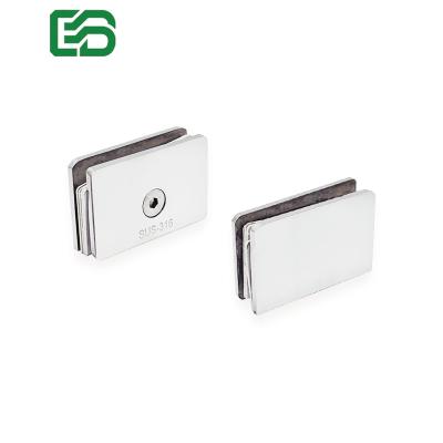 China Mordern Chinese Factory Stainless Steel Shower Room Glass Door Enclosure Corner Glass Flange for sale