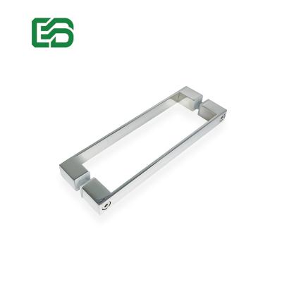 China Easy To Install And Durable All Kind Of Style Stainless Steel Shower Screen Polish Glass Door Handle for sale