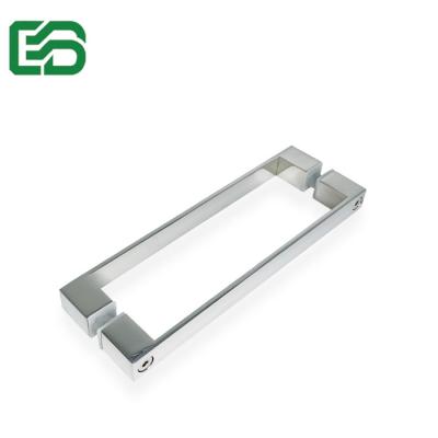 China Easy To Install And Durable Chinese Factory Sliding Stainless Steel Shower Screen Frameless Glass Door Handle for sale