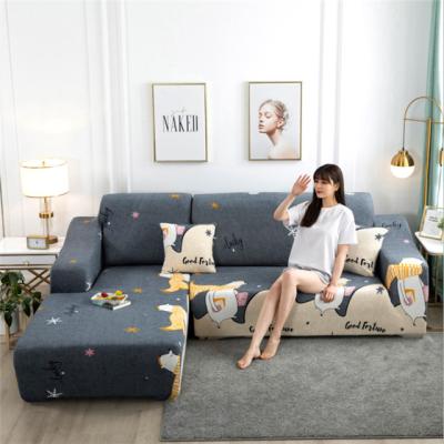 China 1-4 Setaer Wholesale High Quality Stretch Slipcover Printing One To Four Seat Car Spandex Sofa Cover For Home for sale