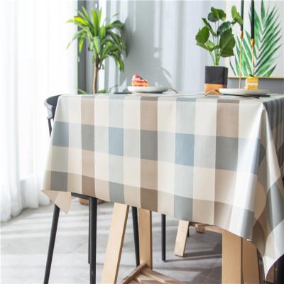 China Newest Wholesale Home Waterproof PVC Wtareproof Hot Pattern Square Tablecloth For Home Living Room Hotel 2019 In China for sale