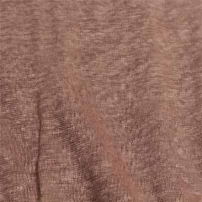 China 2019 Customized Jacquard Wholesale Plain Dyed Cotton Polyester Linen Fabric For Clothing for sale