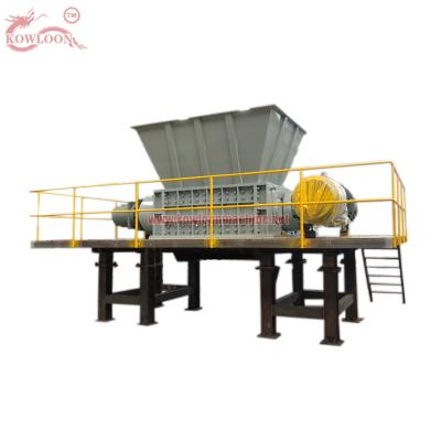 China Recycled Industry Double Shaft Wood Chipper Machine for sale