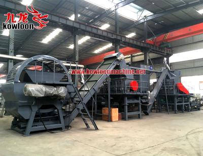 China Low Noise 1.5TPH Tire Recycling Crusher Machine 0.5-2T/H for sale