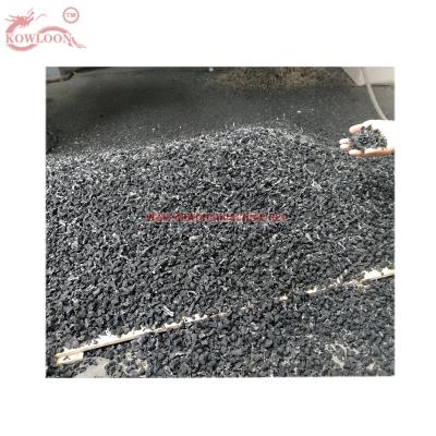 China High Output Waste Tire Recycling Crusher 0.5-2T/H for sale