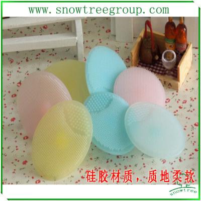 China handle silicone face cleanser fit for adult or baby.. for sale